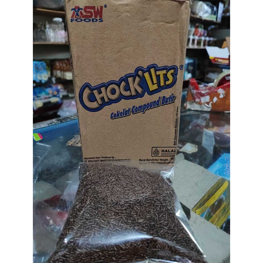 

Coklat / Cokelat Compound Butir / Meses Repack 250 Gram