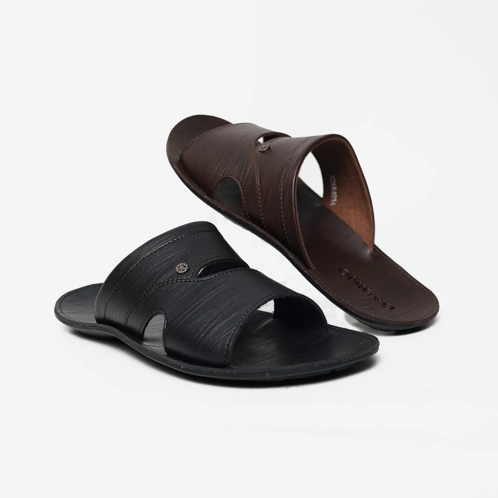 Gabino Sandal Pria Slip On Casual Drake