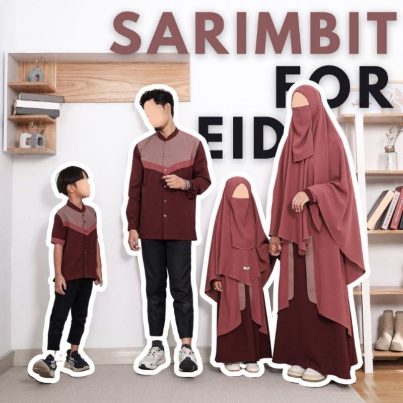 READY GAMIS SARIMBIT MAWADDAH BY GERAI MIKA/ GAMIS SYAR'I COUPLE KEKINIAN/ GAMIS LEBARAN 2025/ GAMIS