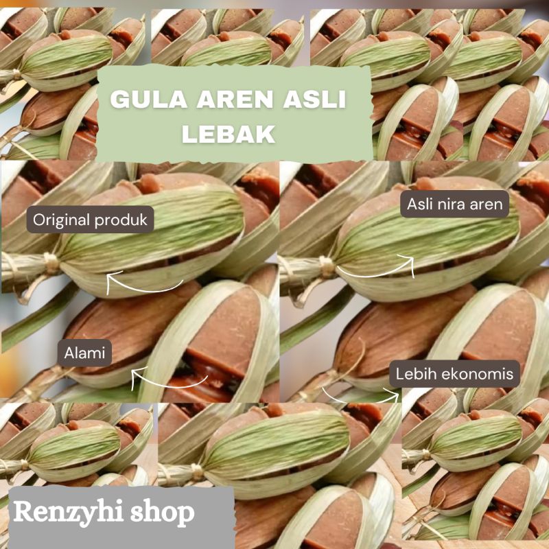 

Gula aren asli lebak 1 kg gula alami murni dan kulaitas no 1