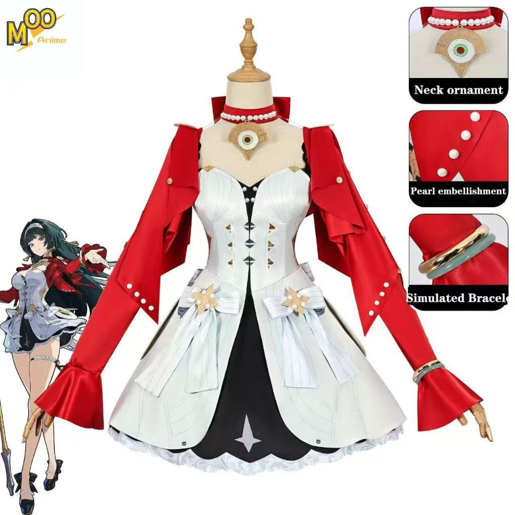 Zenless Zone Zero cosplay costume Astra Yao cosplay costume and wig and shoes