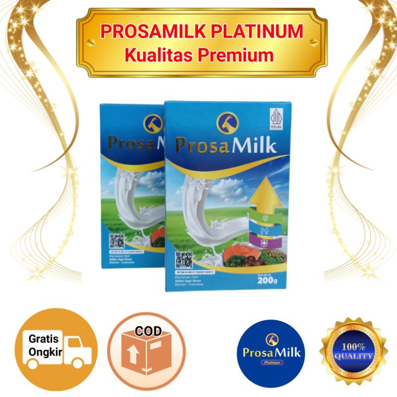 

ASLI SUSU KAMBING ETAWA COLOSTRUM PLUS HERBAL PILIHAN PROSAMILK Ekstak Ikan salmon BPOM | Gemuk badan | Nafsu makan | Kecerdasan