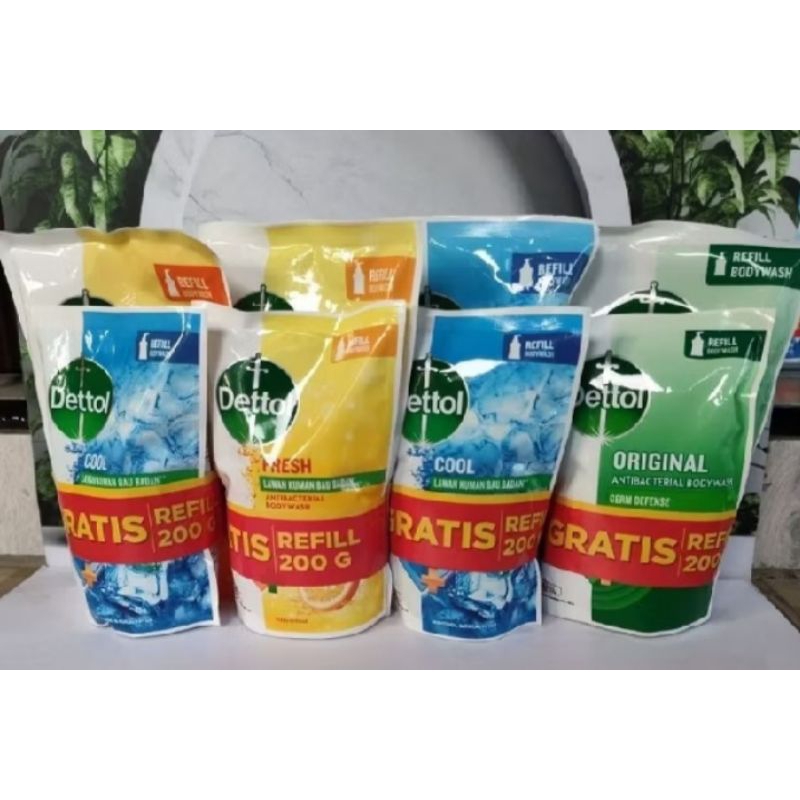 Sabun dettol cair 370 ml free 200 ml