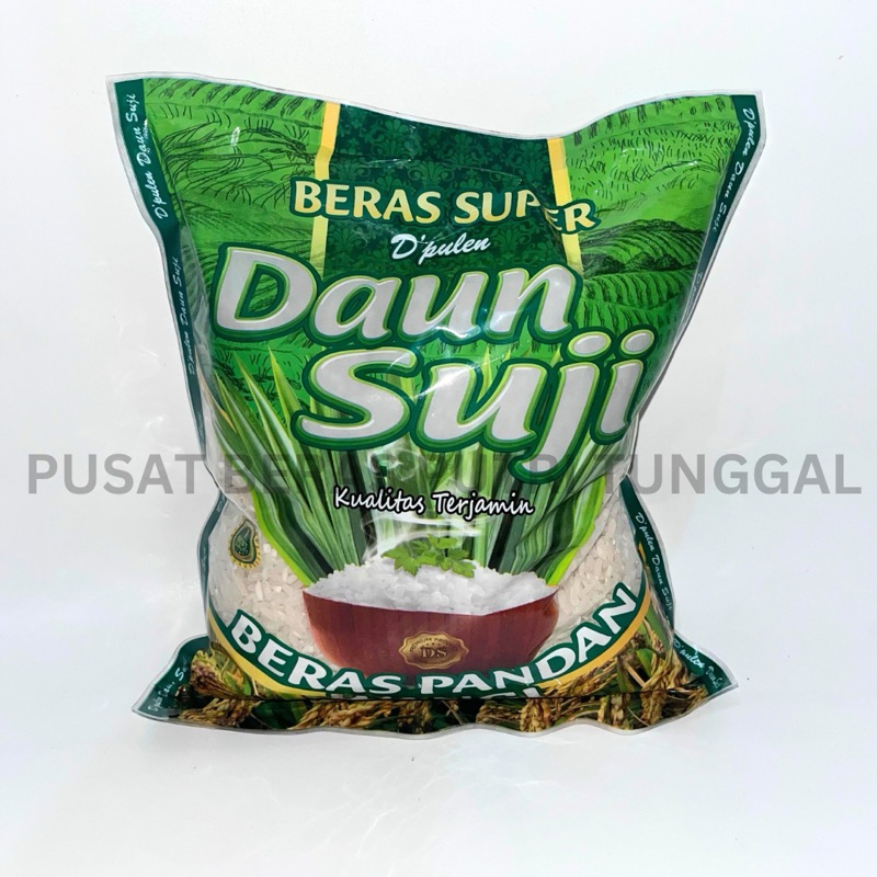 

beras super daun suji pandan wangi 1kg sjp(bukan metik)