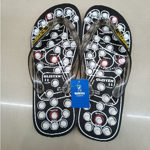 MAHKOTA NGUNUT // SANDAL KESEHATAN SANDAL TERAPI GLISTEN SWIS