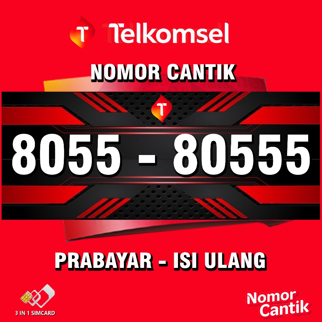 Nomor Cantik Simpati 8000 Nomer Kartu Perdana Telkomsel Prabayar