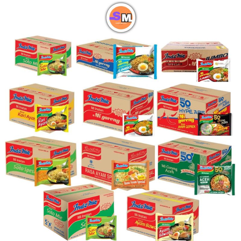 

Mie Indomie Instan all varian Karton
