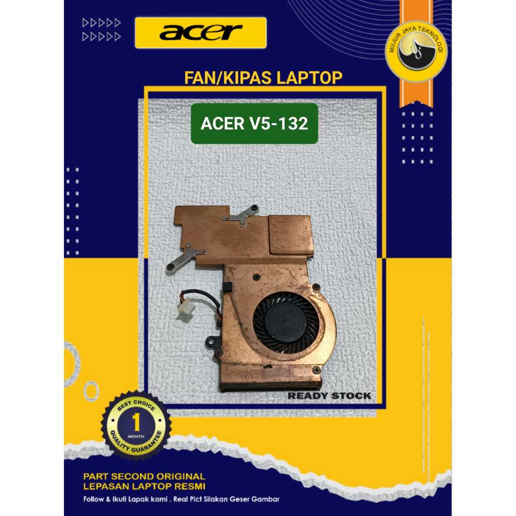 Fan HSF Heatsing Kipas Cooler Laptop ACER ASPIRE V5-132 V5-132P V5-122P V5-122  Second Normal Tested