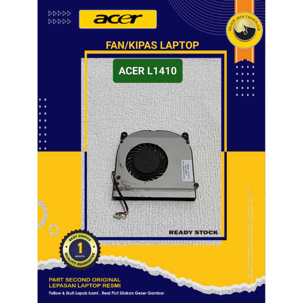 Fan HSF Heatsing Kipas Cooler Laptop Acer Aspire One 14 L1410-C65C Second Normal Tested Original