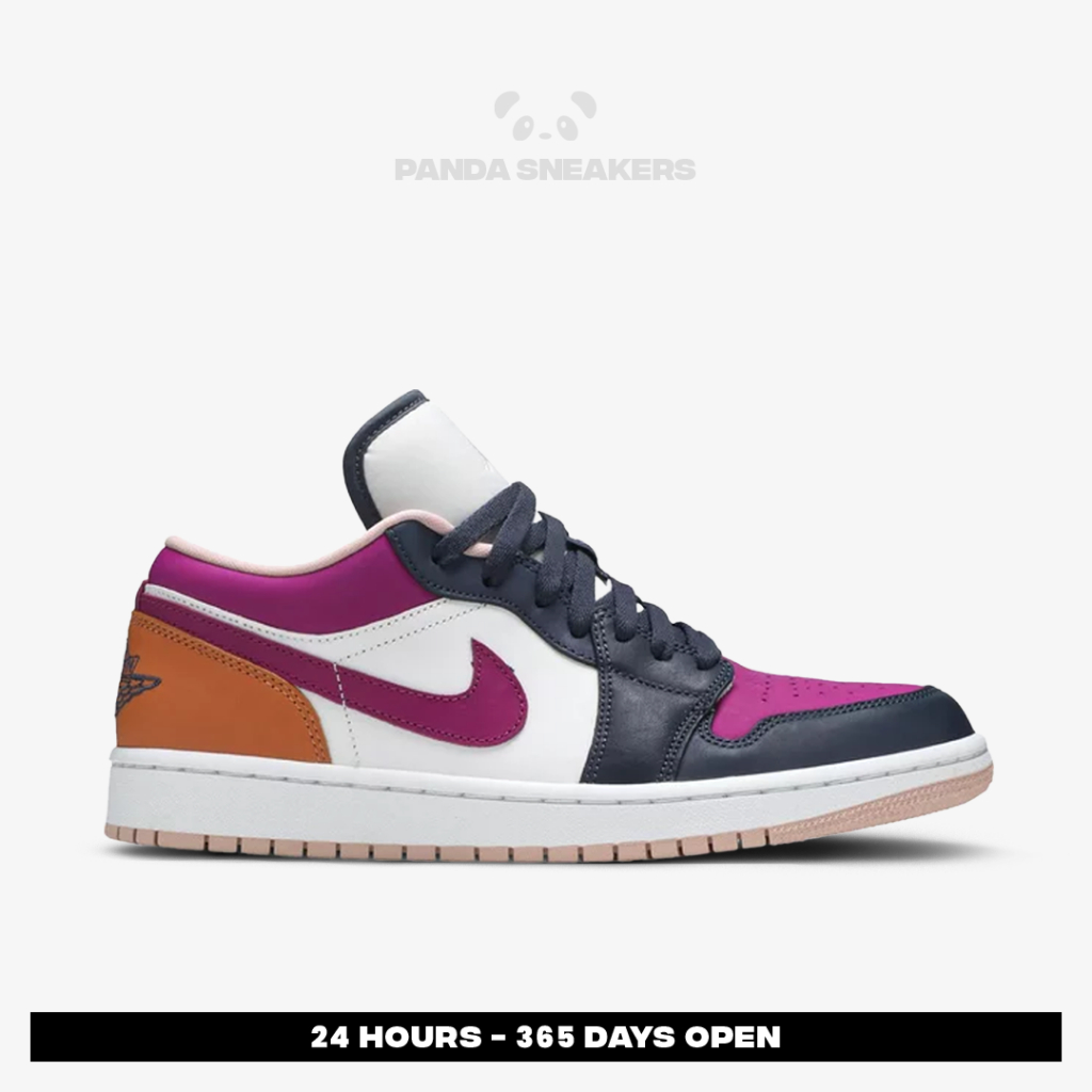 Nike Air Jordan 1 Low SE Mismatched Purple Magenta
