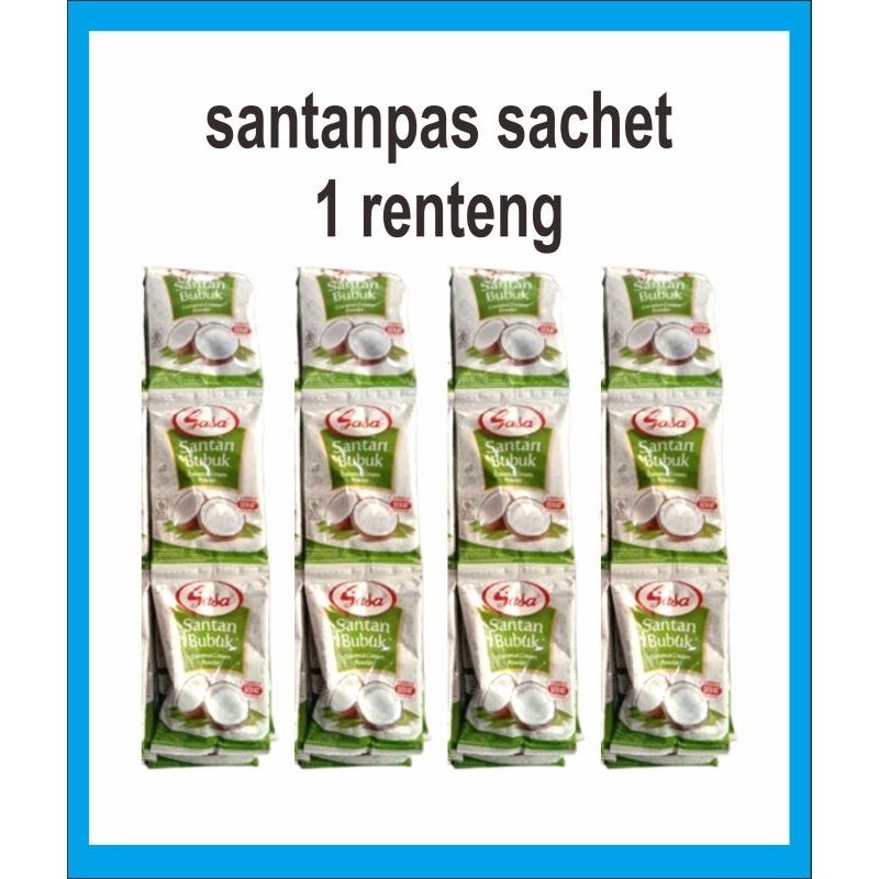 

10 sachet Santan Bubuk SANTANPAS 1 Reenteng