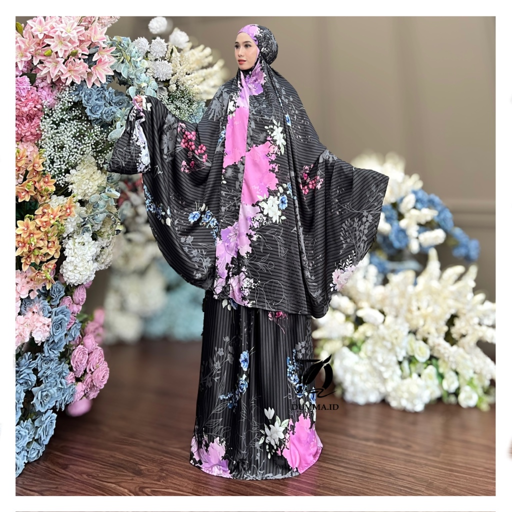 Dumma.id - Mukena Muslim  Diora Series  Silk Berlin