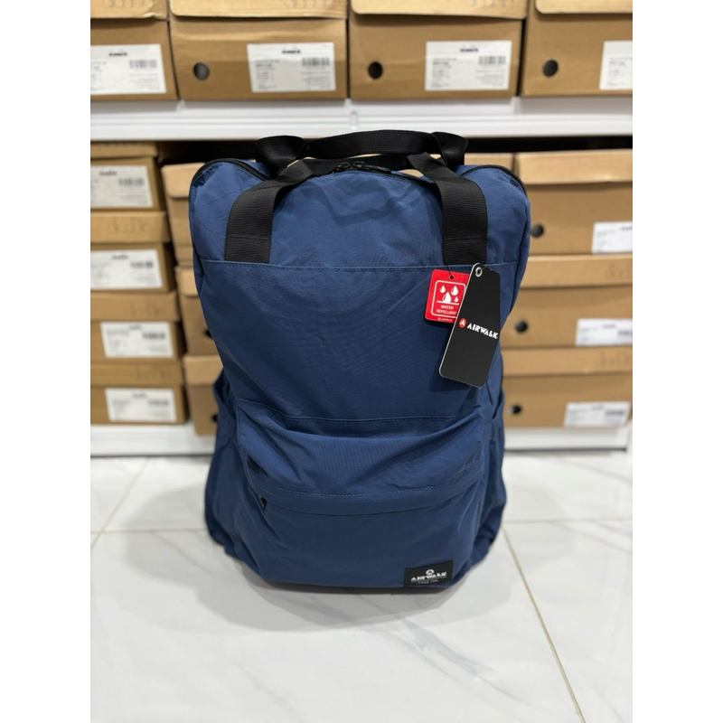 TAS RANSEL AIRWALK BREN BACKPACK NAVY UNISEX AIWBP240401N ORIGINAL BAG AIRWALK