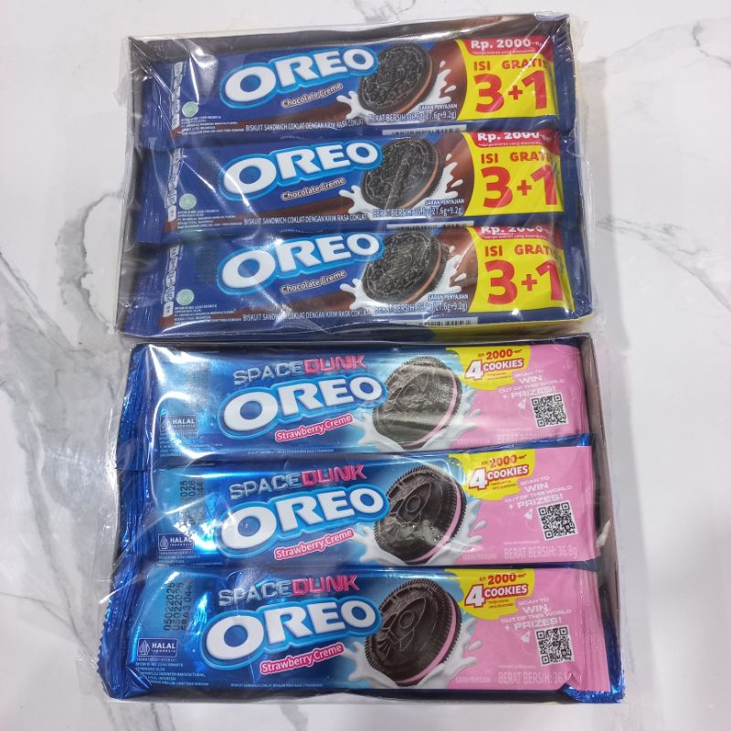 

OREO/Biskuit Sandwich OREO/ 1box (12 bungkus)