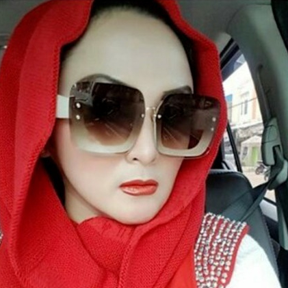 A52 Kacamata wanita premium import gaya hijab mahal cewek dewasa korea