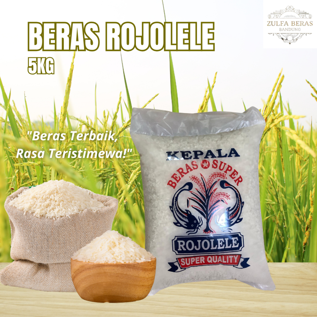 

Beras Rojolele L 5KG Beras Premium