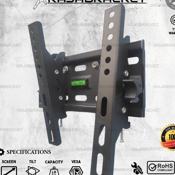 Termurah Bracket Braket Breket TV LED 24 32 4 42 43 inch Tilting TV Wateass Nunduk Dangak Braket TV 