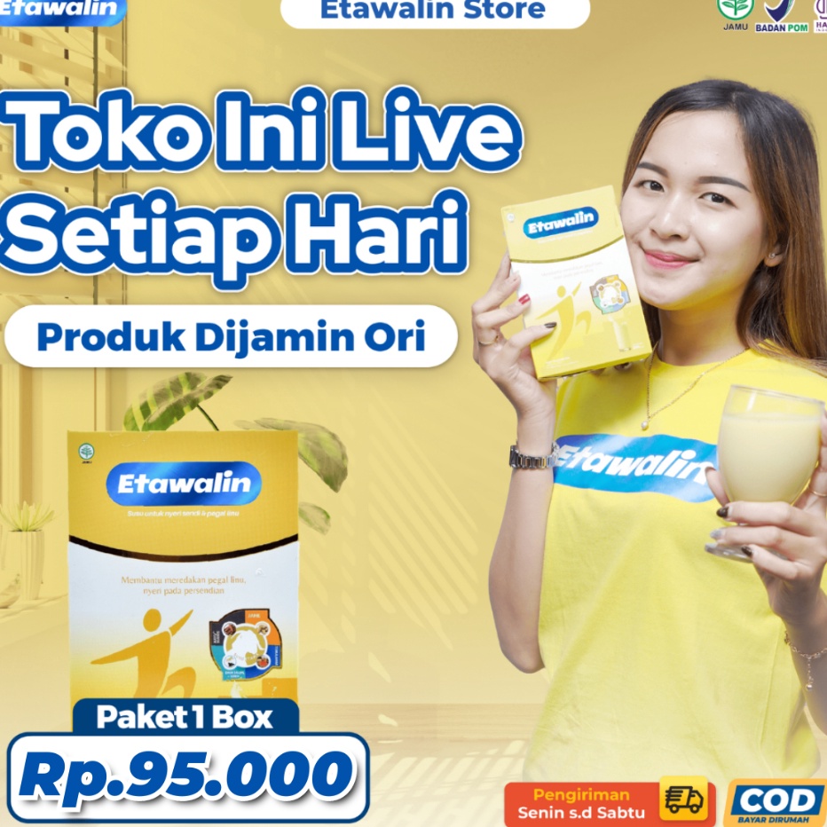 

Limited Etawalin Susu Kambing Etawa Solusi Asam Urat dan Nyeri Sendi Official 1 Box