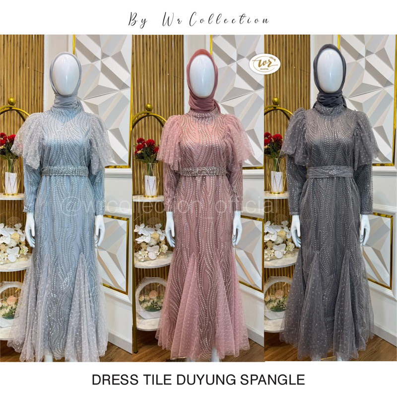 DRESS TILE DUYUNG SPANGLE MEWAH
