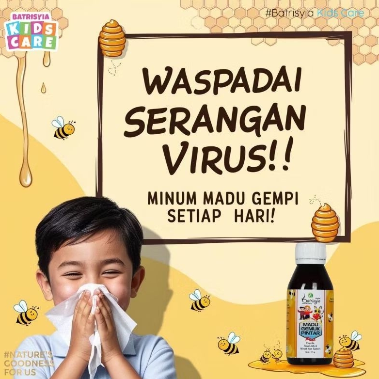 

Batrisyia Madu Gempi | madu anak 175gr