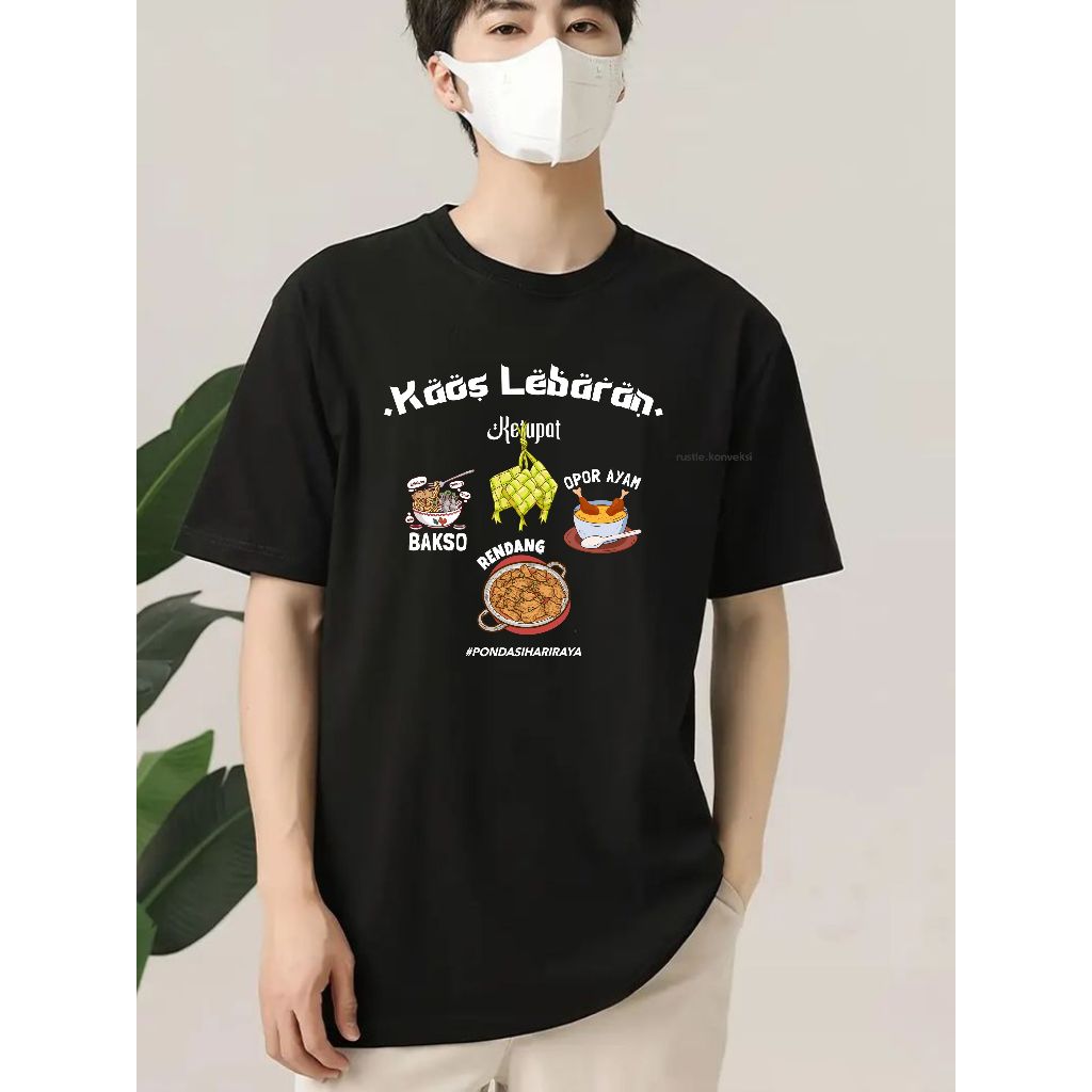 Kaos Lebaran / Kaos Pondasi Hari Raya / Kaos Kuliner Hari raya / Kaos Bakso / Kaos Hari Raya / Kaos 