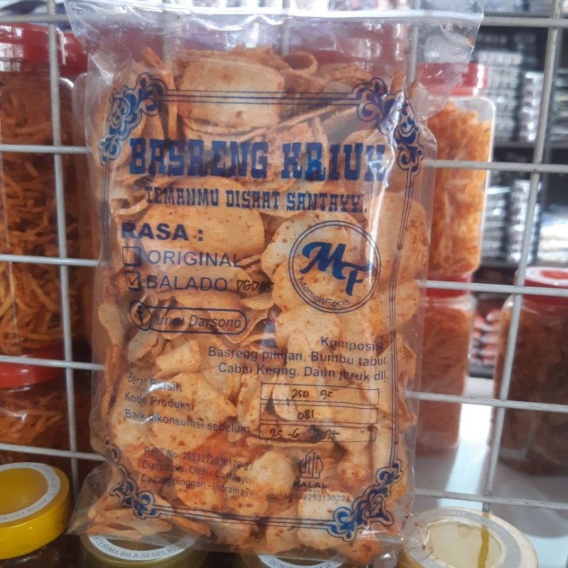 

Basreng Gepeng Kriuk 250 Gram