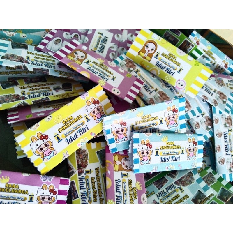 

Amplop Lebaran Lucu motif permen free custom foto & tulisan, isi 10pcs