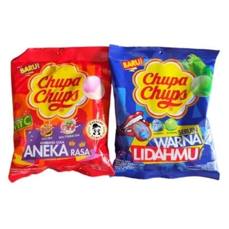 

CHUPA CHUPS Aneka Rasa / Warna Lidahmu Permen Vitamin C Lolipop Refill 270gr