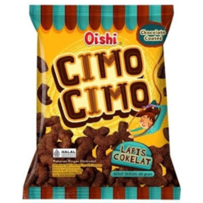 

Oishi Cimo Cimo Lapis Cokelat 60gr