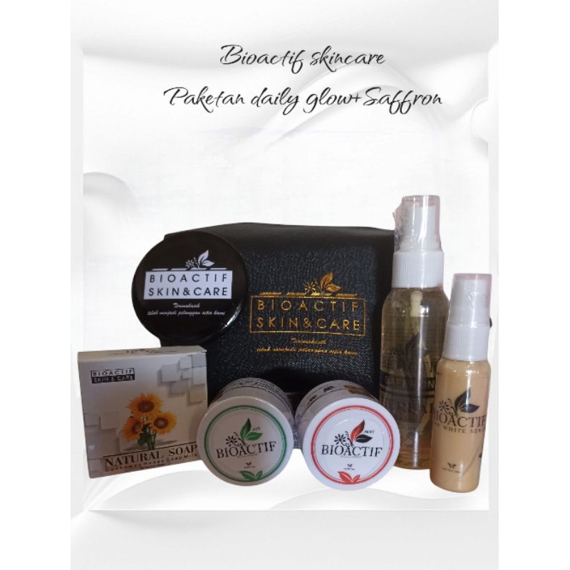 Nova Paketan daily glow + saffron BIOACTIFSKICARE/Nova skincare original