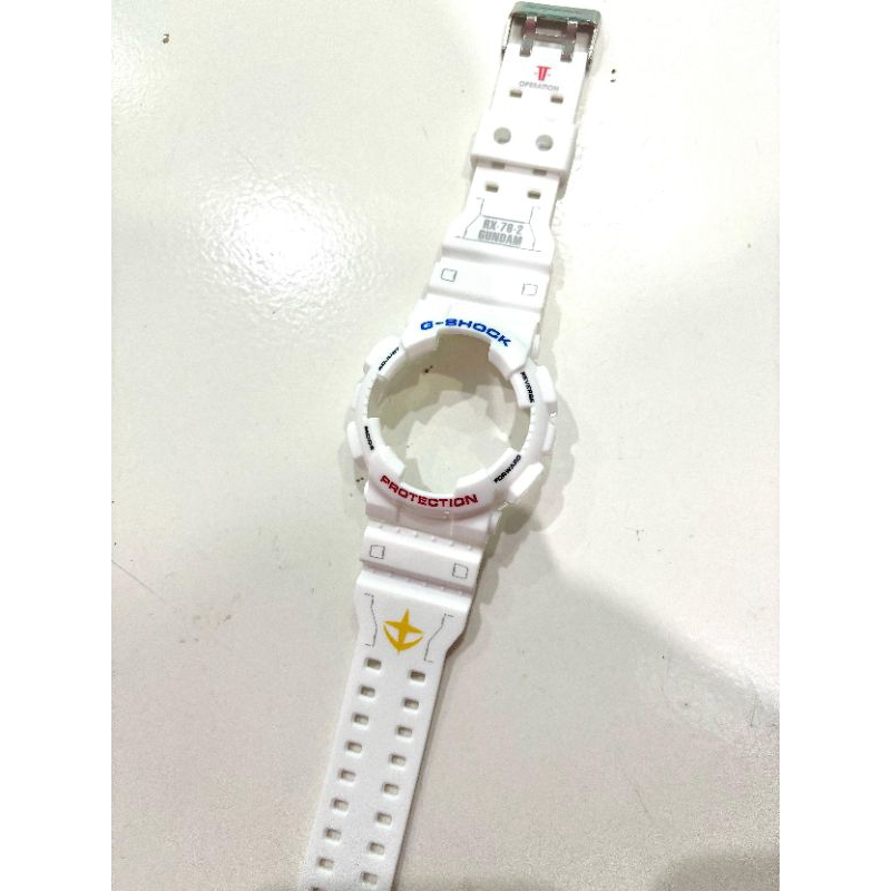BNB G-SHOCK GA GD 100 SOLID WHITE GUNDAM