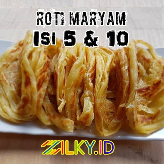 

Roti Maryam Rasa Original Isi 5 dan 10 Pcs Zilky Coklat Cokelat Pandan Kopi Mix Campur Frozen Cane Canai Mariam Mariyam Prata Pratha Paratha Parata Pipih Flat Bread Beku Konde Ori Tawar Kenyang Murah