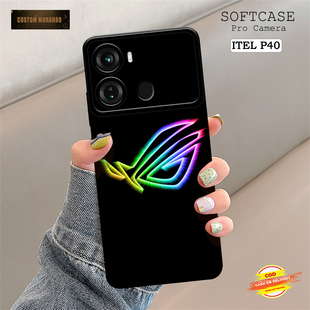Case Itel P40 Terbaru - Fashion Case GAMING - Casing Hp Itel P40 - Softcase Pro Camera Itel P40 - Mi