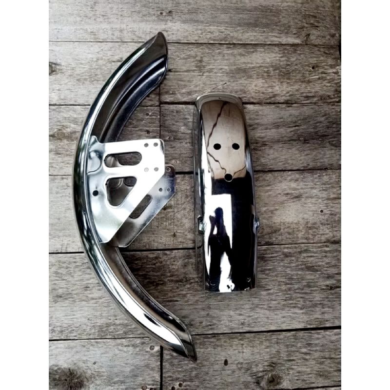 spakbor slebor sepakbor selebor depan dan belakang Honda WIN100 WIN 100 KROM