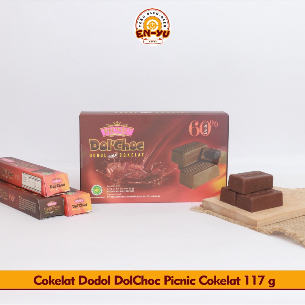 

Coklat Dodol Asli Garut Murah Berkualitas Original Premium - PICNIC DolChoc Salut Coklat 117g