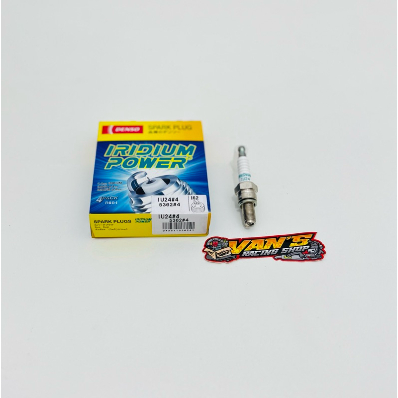 Busi DENSO IRIDIUM IU24 ORIGINAL Vixion mx king mx old new kph supra x 125 fi Beat injeksi verza CBR