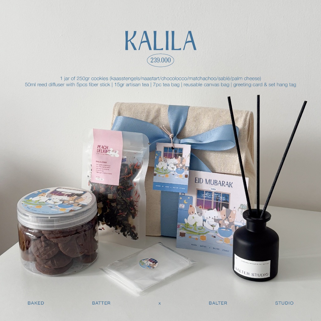 

KALILA - Baked Batter x Balter Studio EID 1446H Hampers | Hampers Lebaran | Hampers Idul Fitri