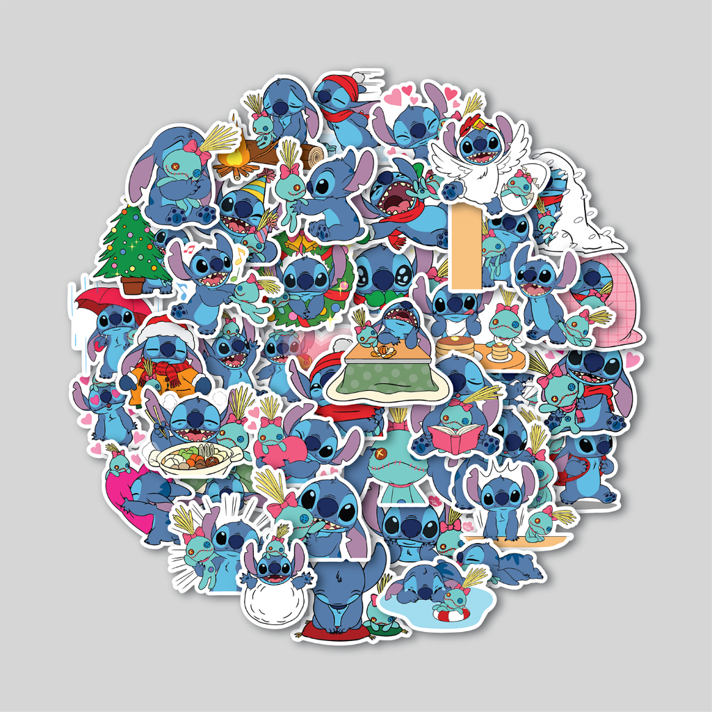 

STICKER PACK STITCH AND SCRUMP | STICKER TUMBLR | STIKER LAPTOP KOPER HELM