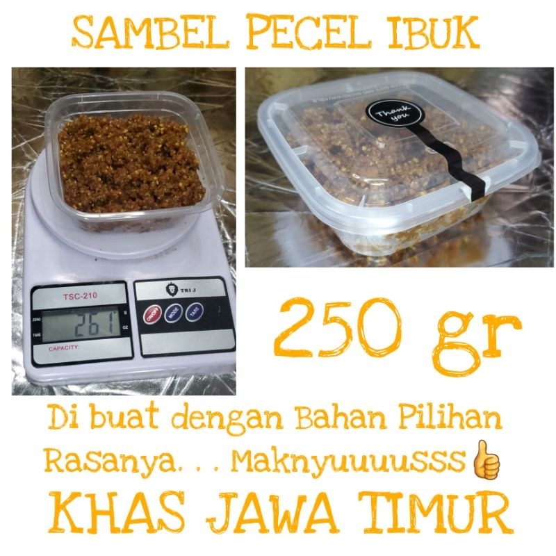 

SAMBEL PECEL IBUK-KHAS JAWA TIMUR 250GR