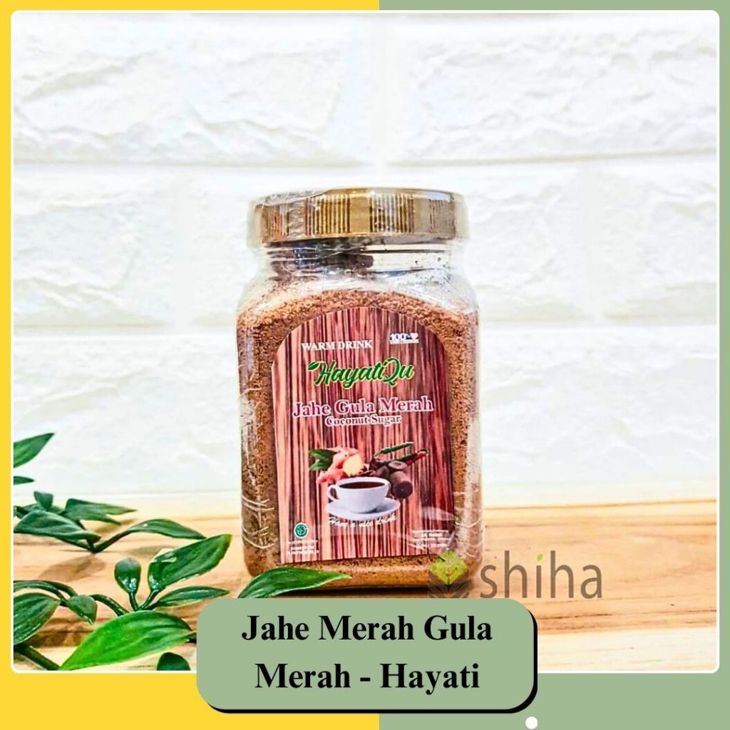 

SHIHA - Jahe Merah Bubuk Gula merah Hayati/ HayatiQu 225 gr |
