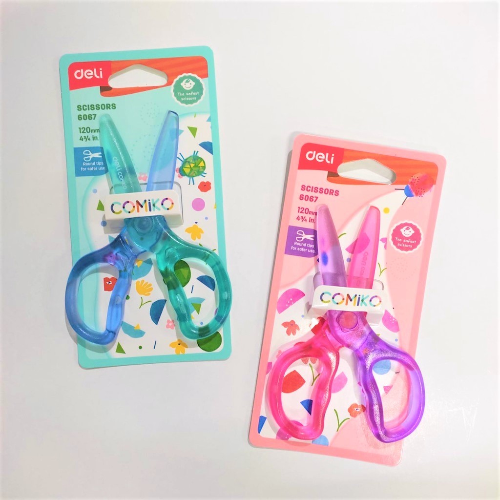 

Gunting Kertas Anak Balita Bahan Plastik DELI 6067 Plastic Kids Scissors
