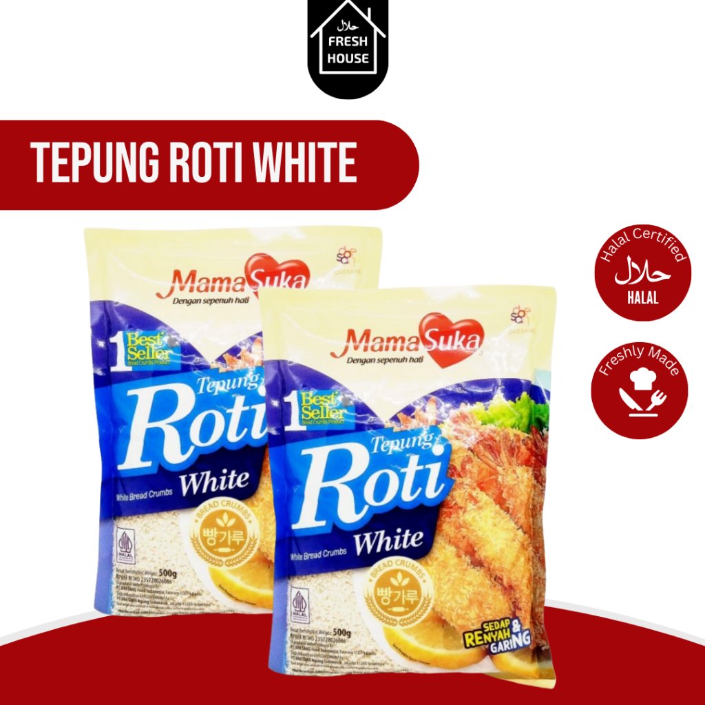 

TEPUNG ROTI WHITE MAMASUKA BERAT 200GR/500GR