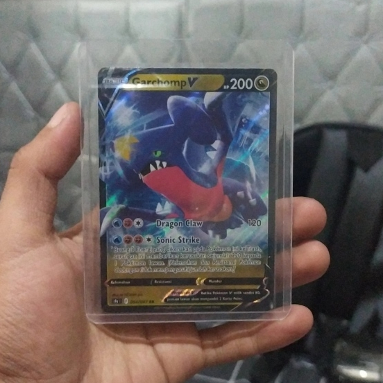 ( Habis ) Kartu Pokemon ID Garchomp V - Pertarungan Daerah S9a 054/067 RR