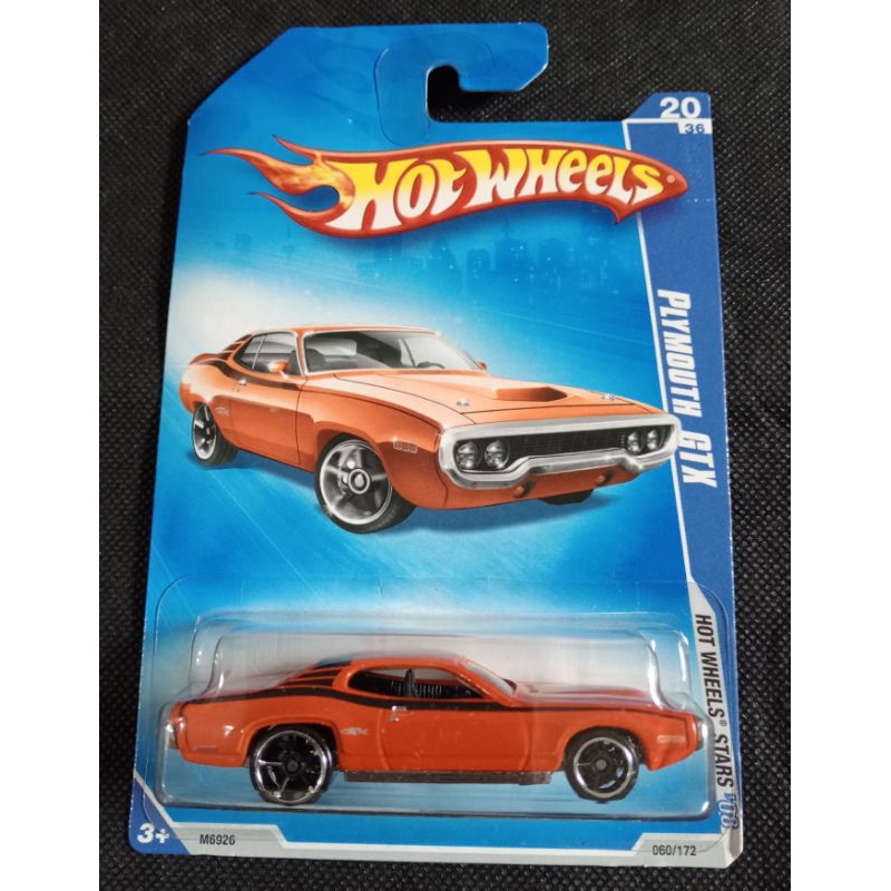 HOT WHEELS PLYMOUTH GTX ORANGE