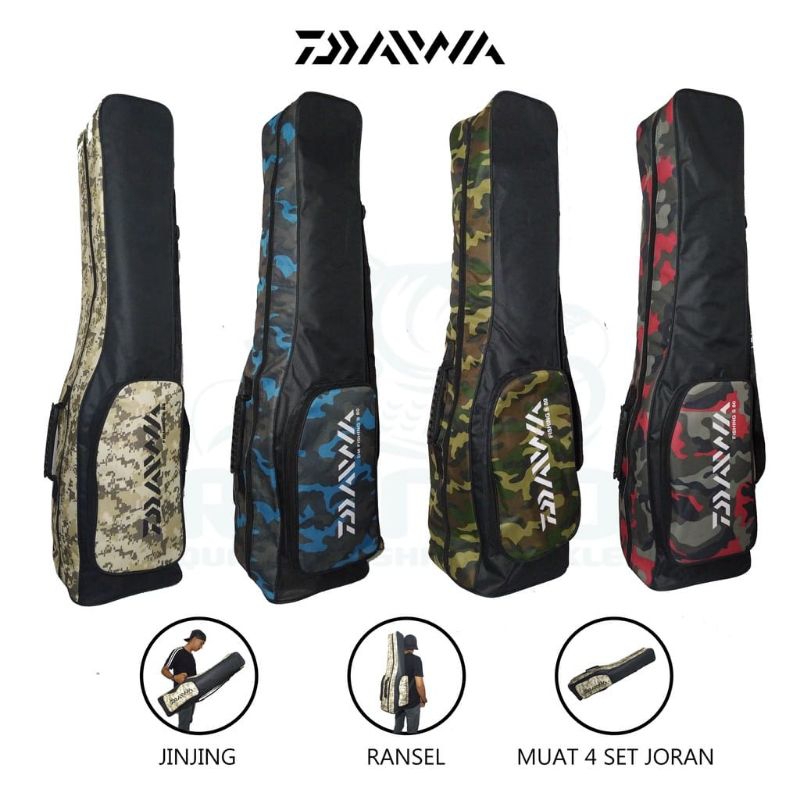 Tas Pancing Ransel Big Size Daiwa jepang 80 100 120cm