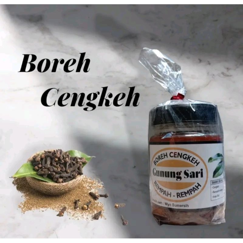boreh cengkeh rempah-rempah