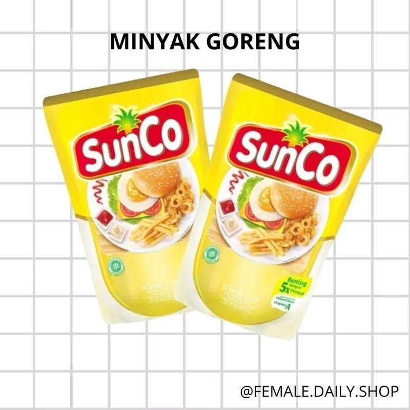 

minyak goreng sunco 2 liter x 2 pouch