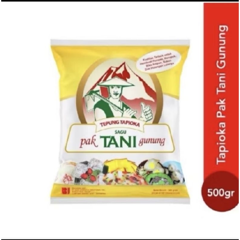 

Tepung Tapioka Cap Pak Tani Gunung 500gr / Tapioka / Tepung Tapioka / Cap Tani / Cap Tani Gunung / Pak Tani