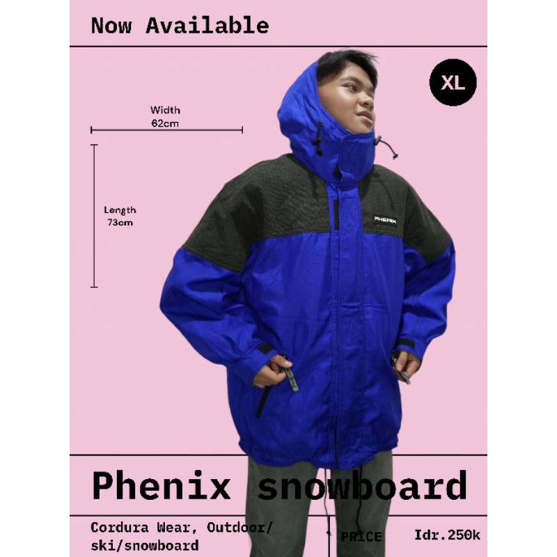 Phenix Cordura wear snowboard jacket