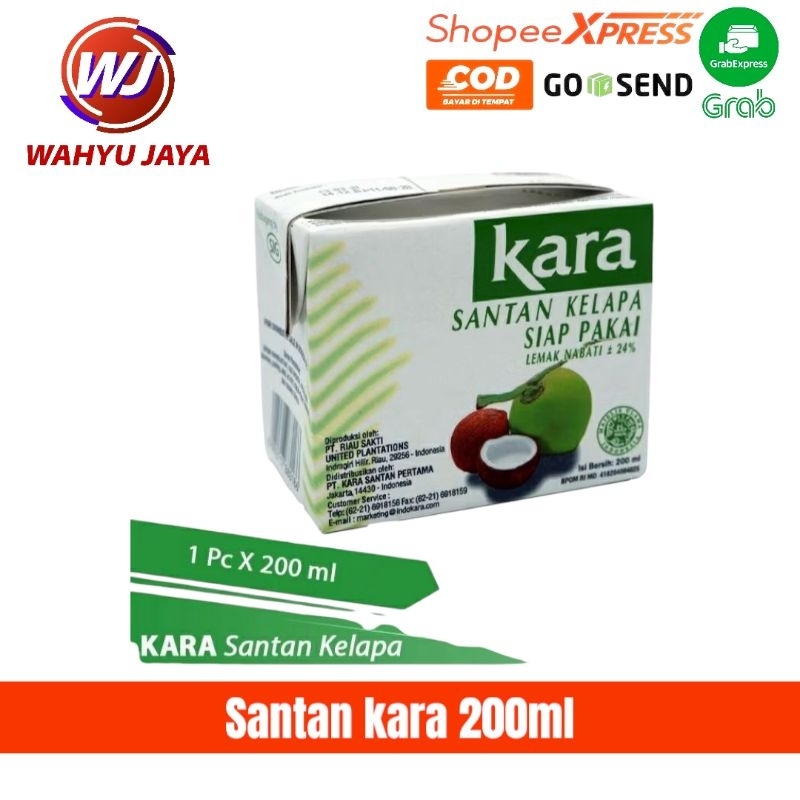 

Kara santan kelapa 200ml